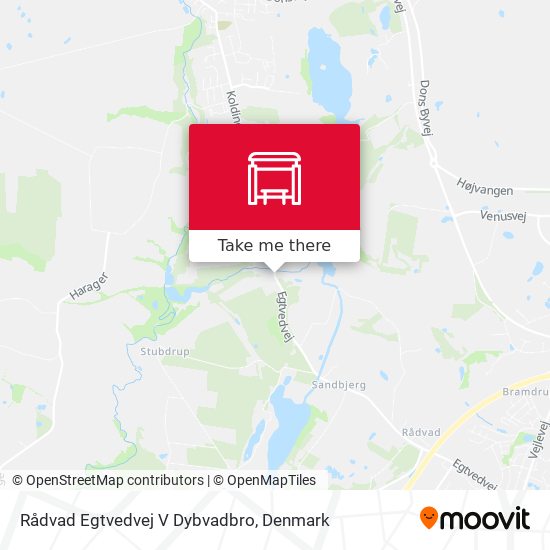 Rådvad Egtvedvej V Dybvadbro map