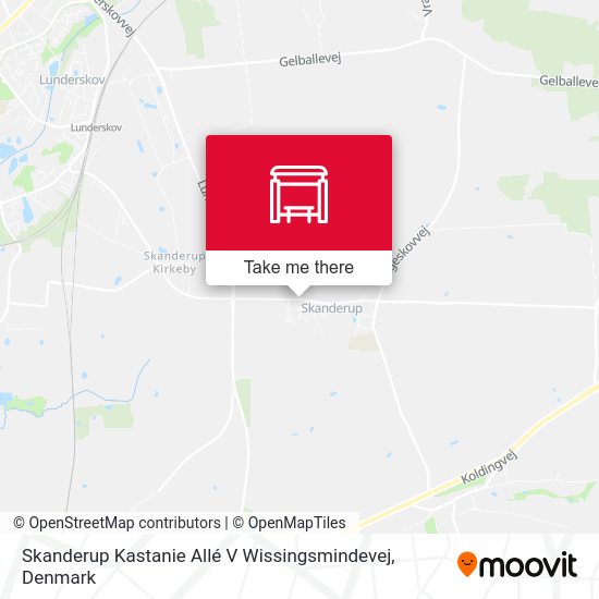 Skanderup Kastanie Allé V Wissingsmindevej map