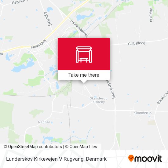 Lunderskov Kirkevejen V Rugvang map