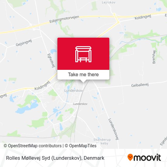 Rolles Møllevej Syd (Lunderskov) map