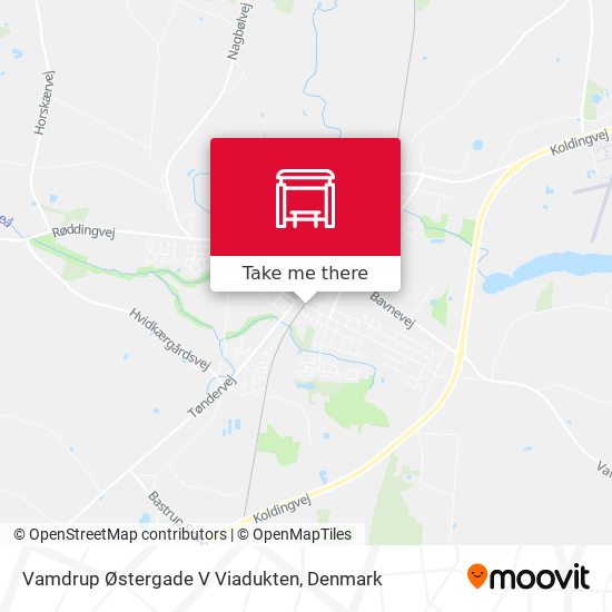 Vamdrup Østergade V Viadukten map