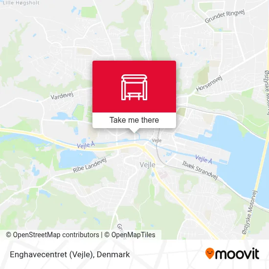 Enghavecentret (Vejle) map