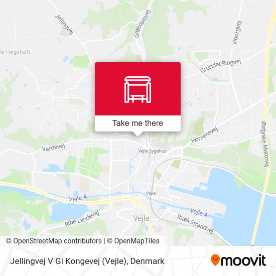Jellingvej V Gl Kongevej (Vejle) map