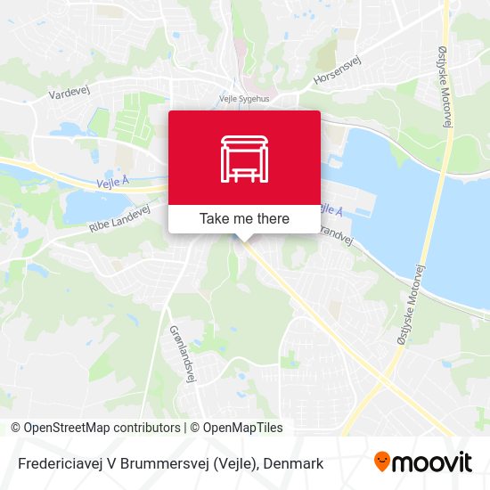 Fredericiavej V Brummersvej (Vejle) map