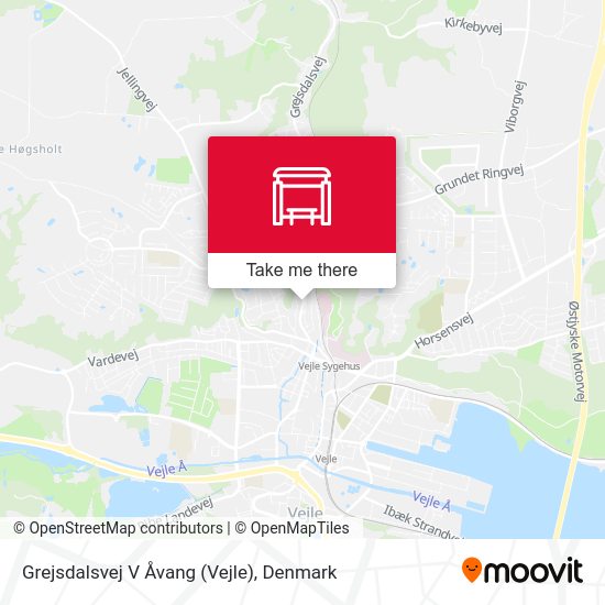 Grejsdalsvej V Åvang (Vejle) map