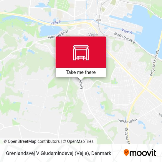 Grønlandsvej V Gludsmindevej (Vejle) map