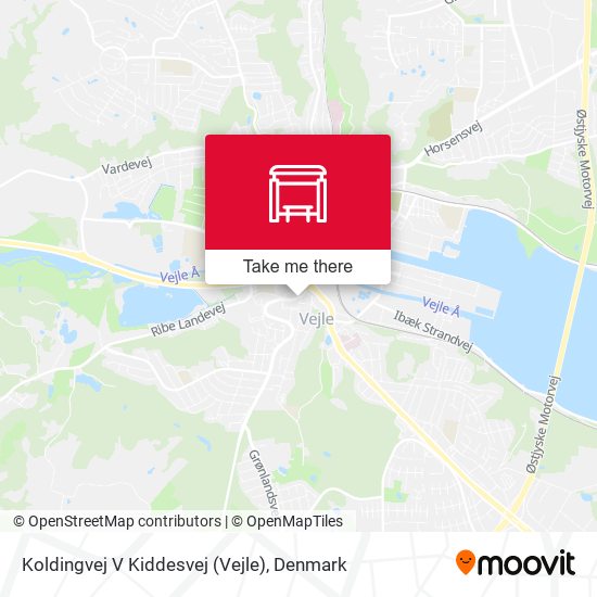 Koldingvej V Kiddesvej (Vejle) map