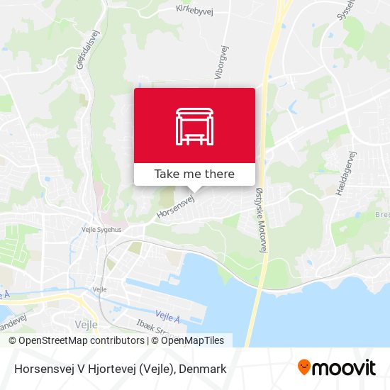Horsensvej V Hjortevej (Vejle) map