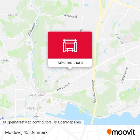 Moldevej 45 map