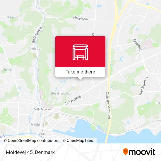 Moldevej 45 map