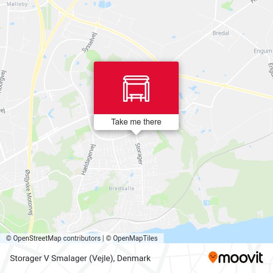 Storager V Smalager (Vejle) map