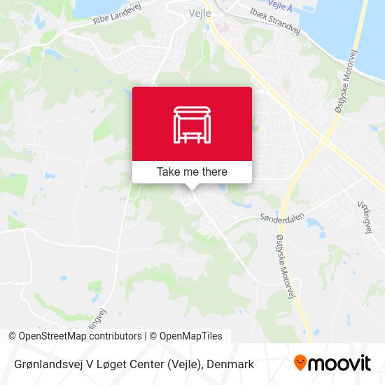 Grønlandsvej V Løget Center (Vejle) map