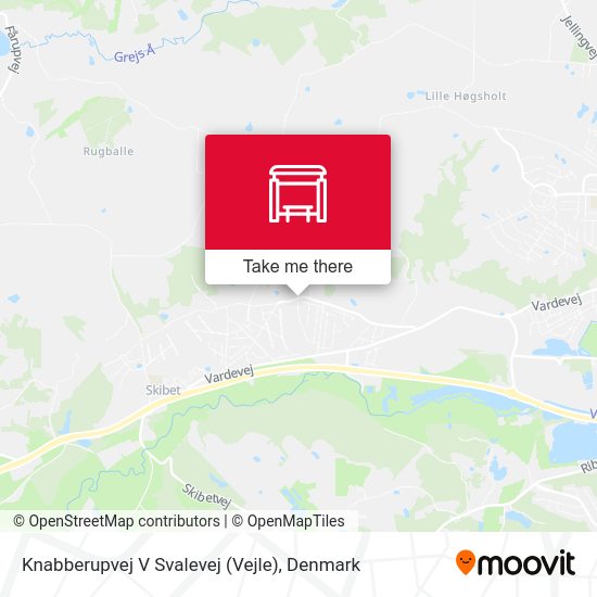 Knabberupvej V Svalevej (Vejle) map