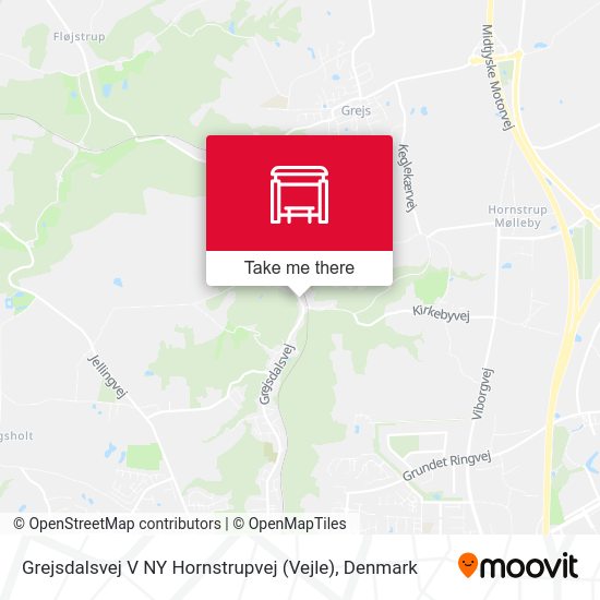 Grejsdalsvej V NY Hornstrupvej (Vejle) map
