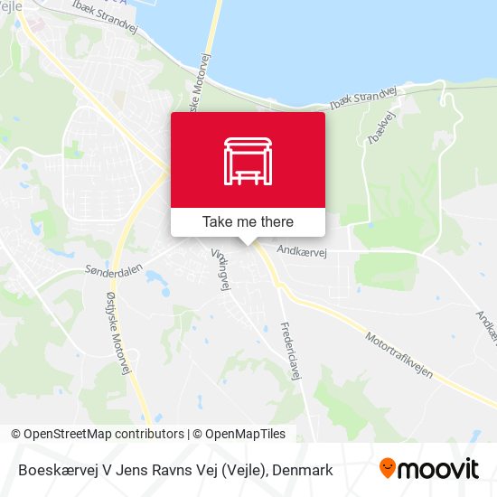 Boeskærvej V Jens Ravns Vej (Vejle) map