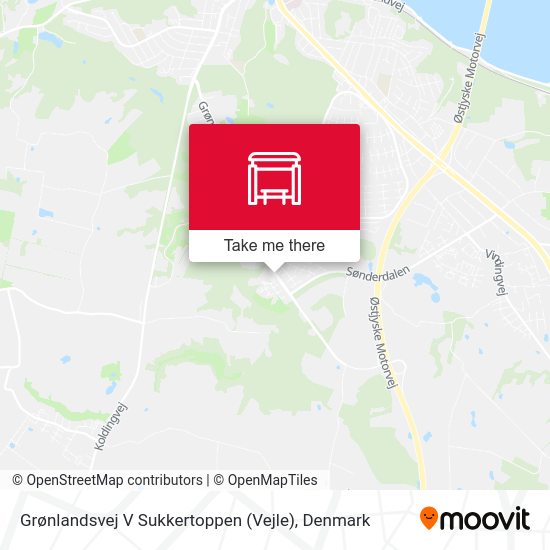 Grønlandsvej V Sukkertoppen (Vejle) map