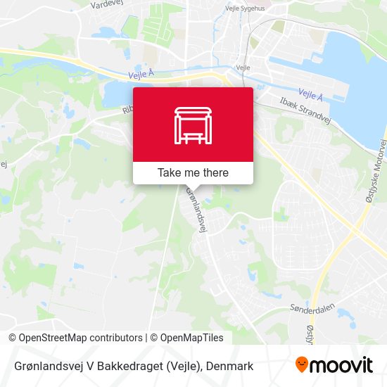 Grønlandsvej V Bakkedraget (Vejle) map