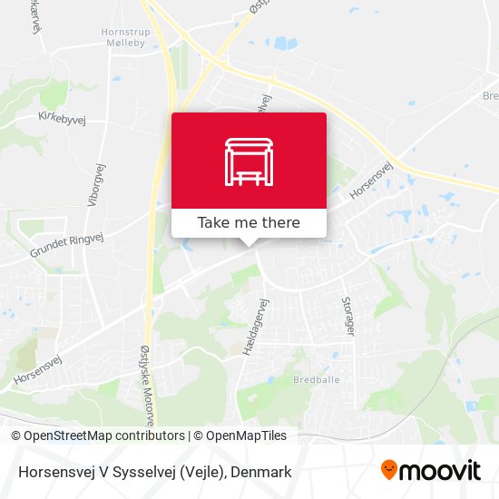 Horsensvej V Sysselvej (Vejle) map