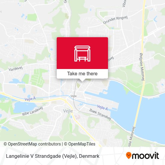 Langelinie V Strandgade (Vejle) map