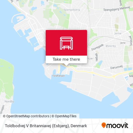 Toldbodvej V Britanniavej (Esbjerg) map