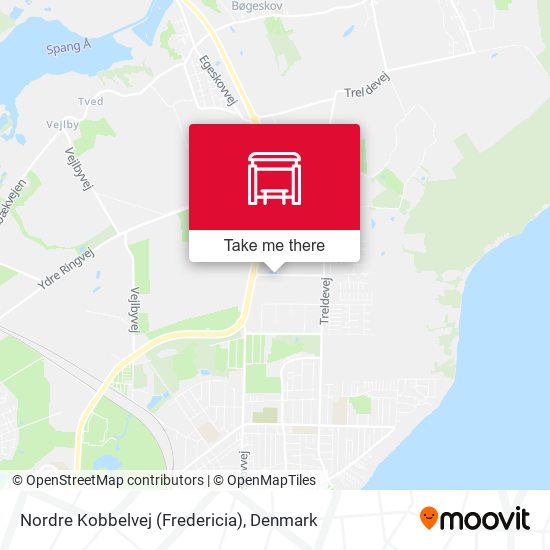 Nordre Kobbelvej (Fredericia) map