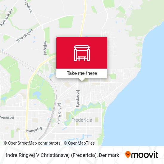 Indre Ringvej V Christiansvej (Fredericia) map