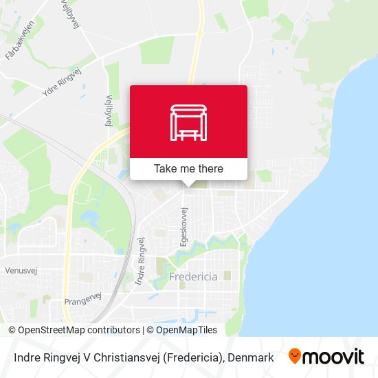 Indre Ringvej V Christiansvej (Fredericia) map