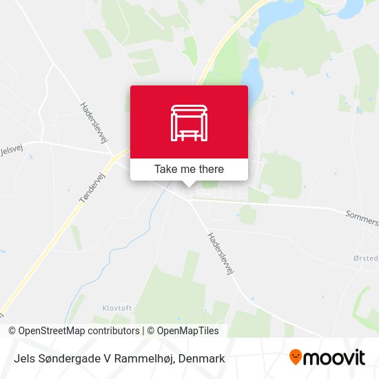 Jels Søndergade V Rammelhøj map