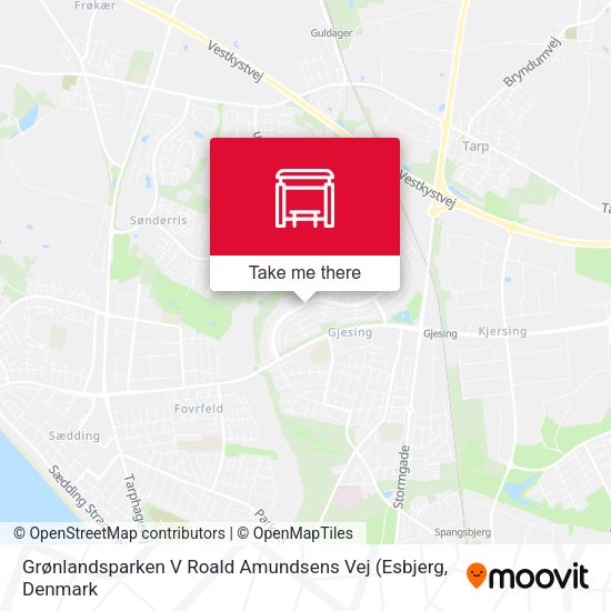 Grønlandsparken V Roald Amundsens Vej map