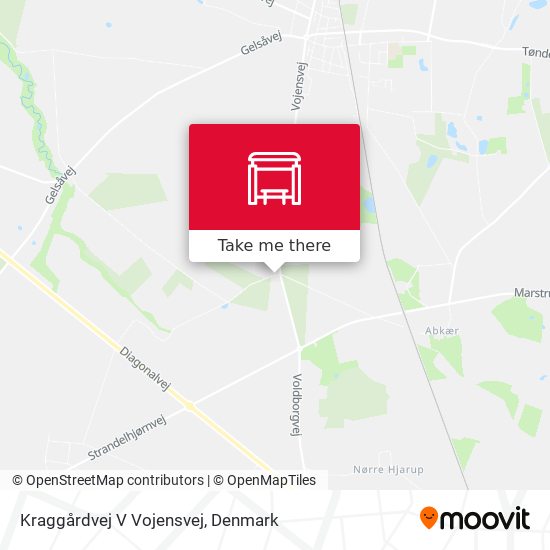 Kraggårdvej V Vojensvej map