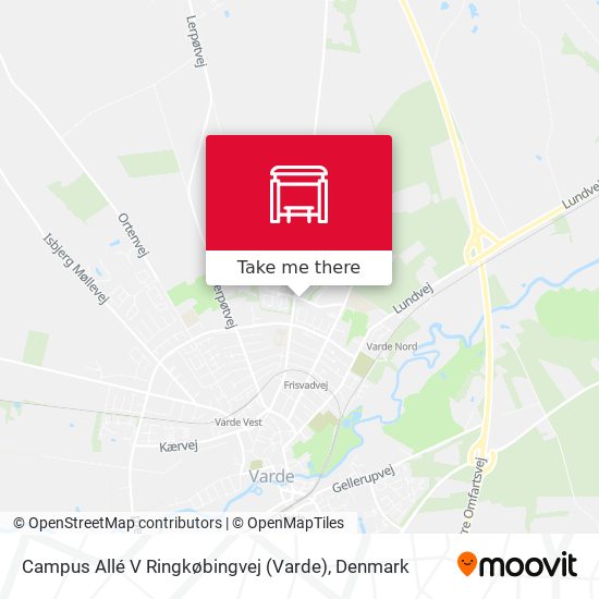 Campus Allé V Ringkøbingvej (Varde) map