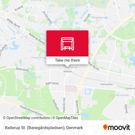 Ballerup St. (Banegårdspladsen) map