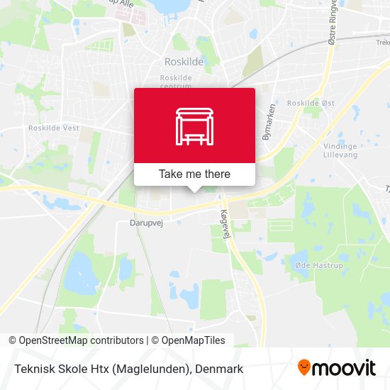 Teknisk Skole Htx (Maglelunden) map