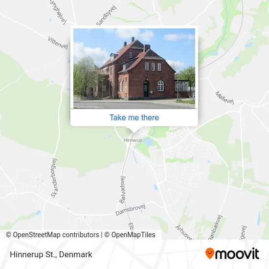 Hinnerup St. map
