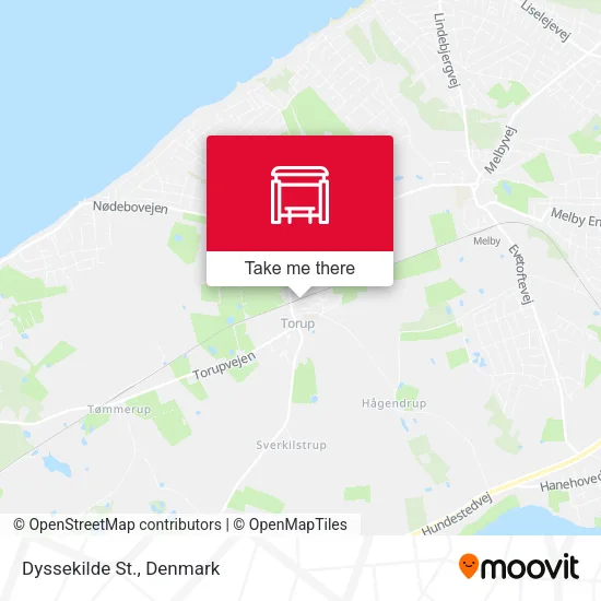 Dyssekilde St. map