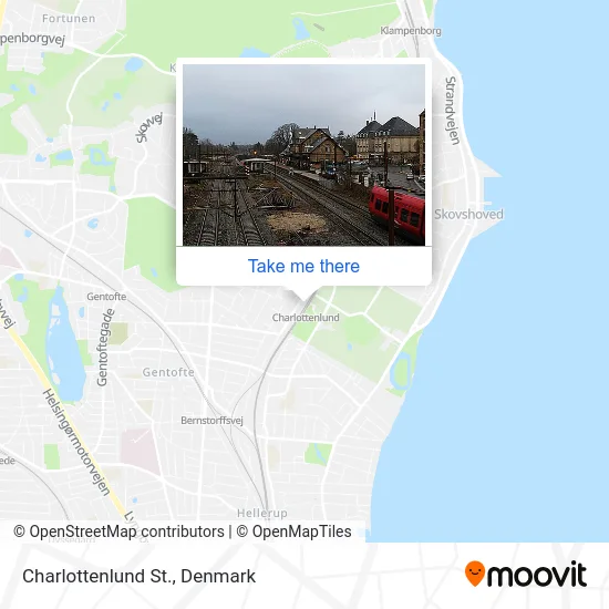 Charlottenlund St. map