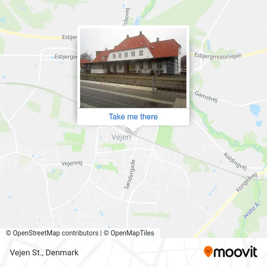 Vejen St. map