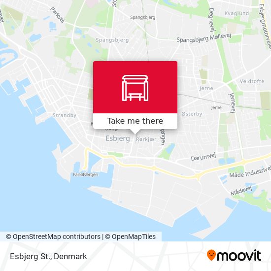 Esbjerg St. map
