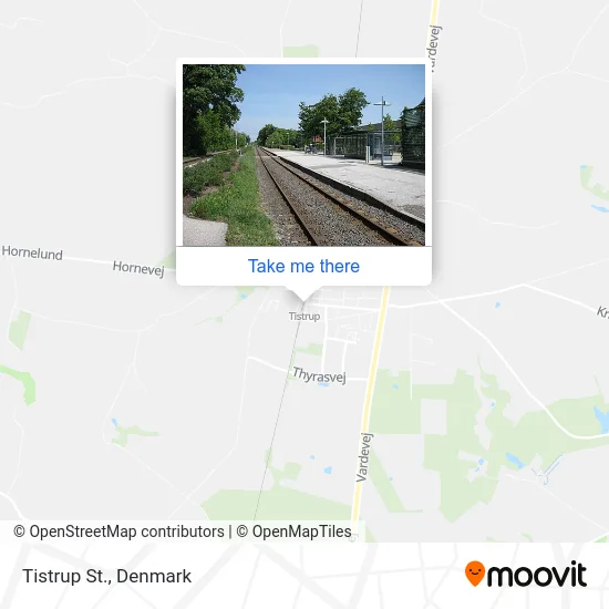 Tistrup St. map