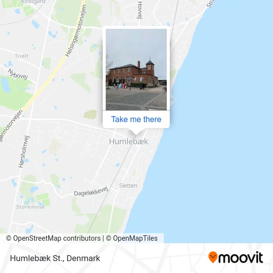 Humlebæk St. map