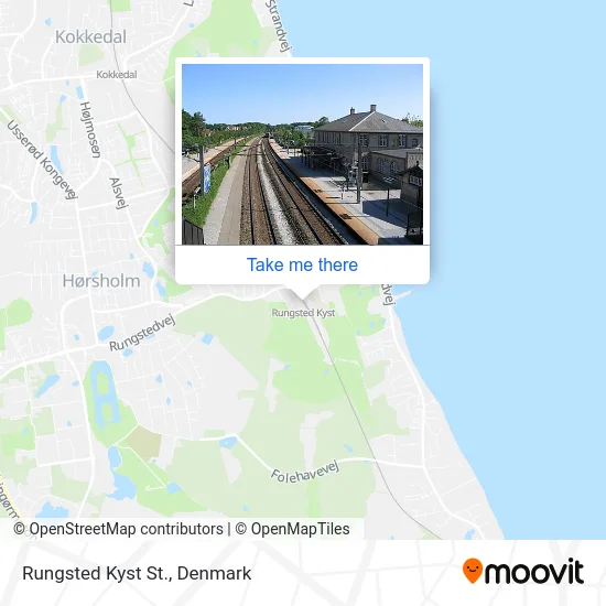 Rungsted Kyst St. map