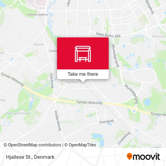 Hjallese St. map