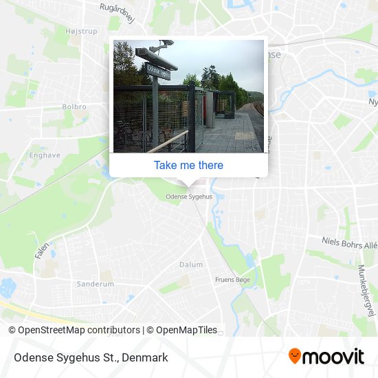 Odense Sygehus St. map