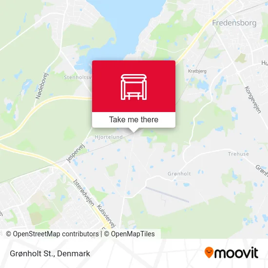 Grønholt St. map