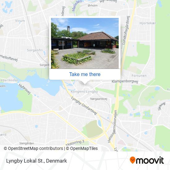 Lyngby Lokal St. map