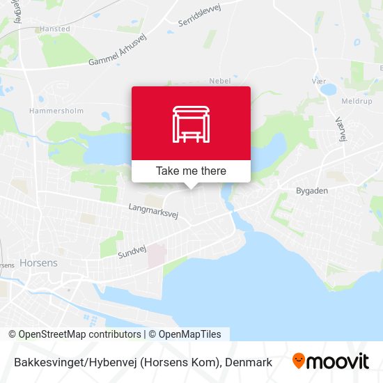 Bakkesvinget / Hybenvej (Horsens Kom) map