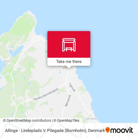 Allinge - Lindeplads V. Pilegade (Bornholm) map