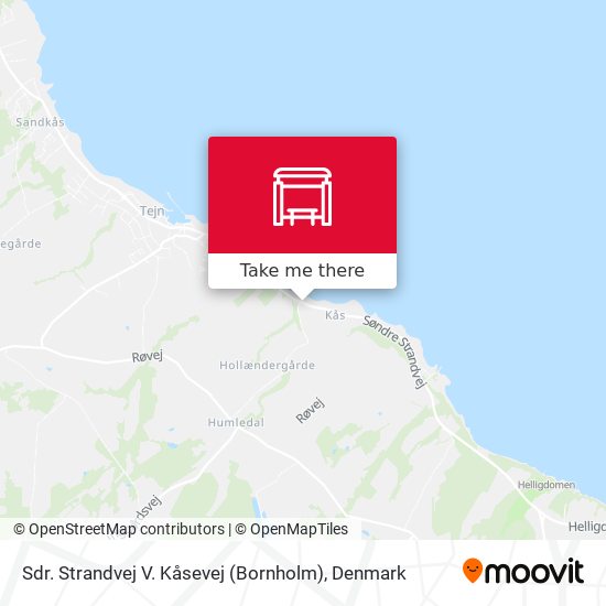 Sdr. Strandvej V. Kåsevej (Bornholm) map