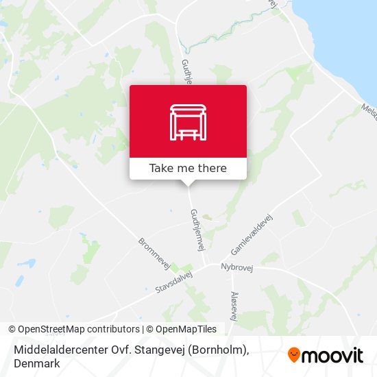 Middelaldercenter Ovf. Stangevej (Bornholm) map