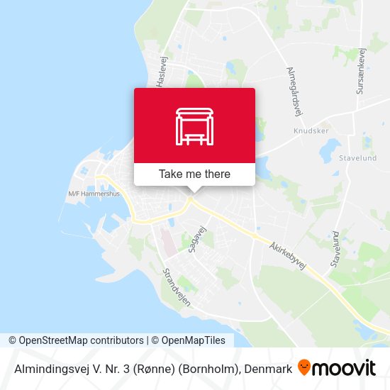 Almindingsvej V. Nr. 3 (Rønne) (Bornholm) map